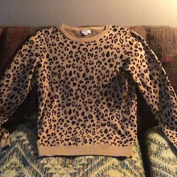 J. Crew leopard sweater - Picture 5 of 9